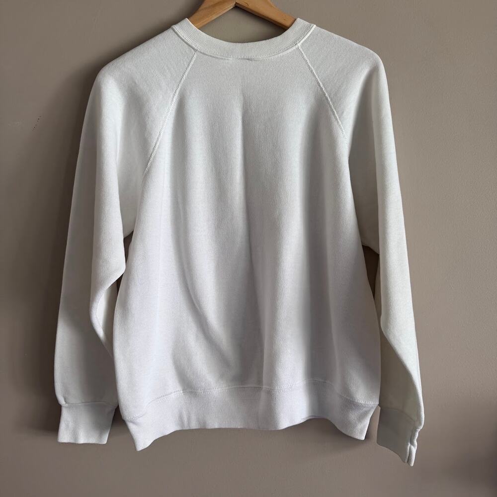 Vintage Grand Canyon Hiking Club Tultex White Crewneck Sweatshirt Size Medium - Picture 5 of 5